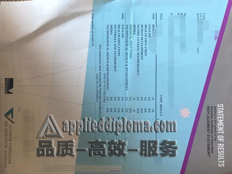 定制高质量维多利亚州教育证书：成就你的未来