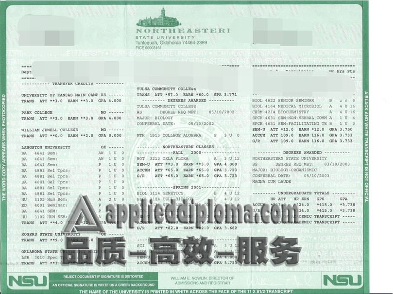 在线制作东北州立大学成绩单与文凭