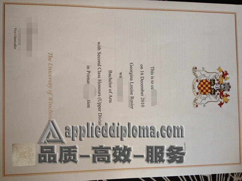 在线制作温彻斯特大学毕业证书：轻松快捷的毕业礼